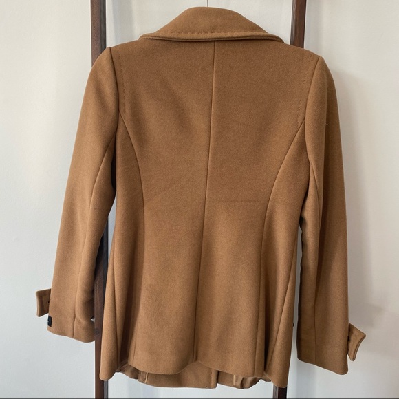 Aritizia Babaton Tan Wool Button Up Coat - Picture 2 of 6